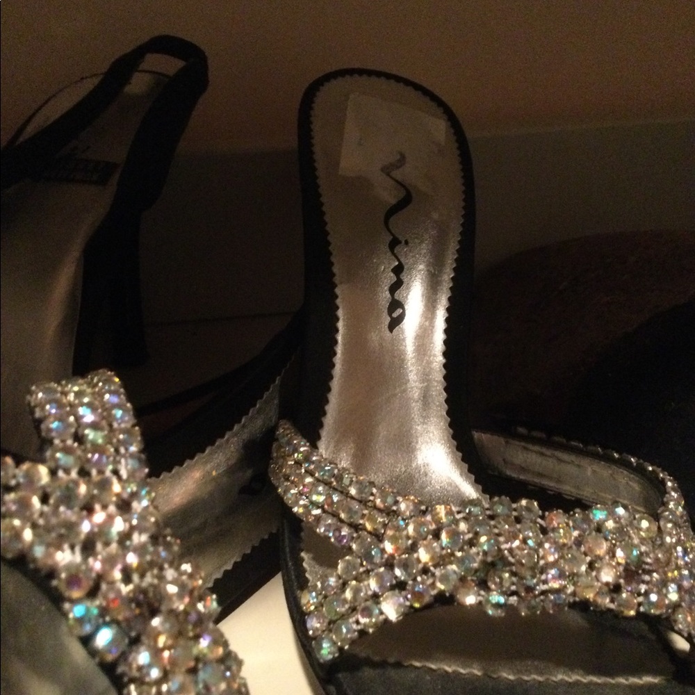 Nina’s satin Mules